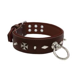 Medieval crosses with rhombuses and Spike with Lining Leather – KD01084/70/50/BR/08