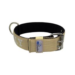 Belt collar polyester and neoprene lining with embroidery – KI01007/65/50/BE/01