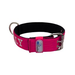 Belt collar polyester and neoprene lining with embroidery – KI01007/65/50/FU/01