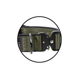 Belt collar Tactical polyester and neoprene lining – KI01008/40/40/KH/01