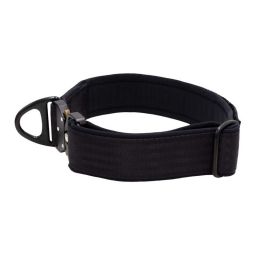 Belt collar Tactical polyester and neoprene lining with embroidery – KI01009/40/40/BK/01