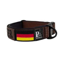 Belt collar Tactical polyester and neoprene lining with embroidery – KI01009/40/40/BR/01