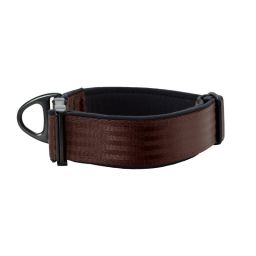 Belt collar Tactical polyester and neoprene lining with embroidery – KI01009/40/40/BR/01