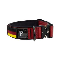 Belt collar Tactical polyester and neoprene lining with embroidery – KI01009/40/40/DR/01