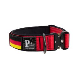 Belt collar Tactical polyester and neoprene lining with embroidery – KI01009/40/40/RD/01