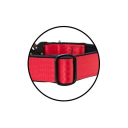 Belt collar Tactical polyester and neoprene lining with embroidery – KI01009/40/40/RD/01