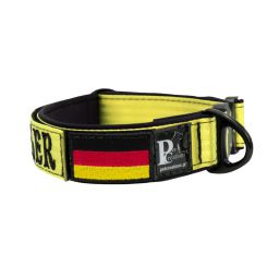 Belt collar Tactical polyester and neoprene lining with embroidery – KI01009/40/40/YL/01