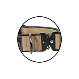 Belt collar Tactical polyester and neoprene lining with embroidery – KI01011/45/50/BE/01