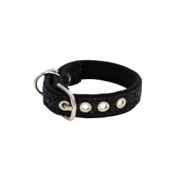 Glitter collar with neoprene lining – KI01012/35/20/BK/01