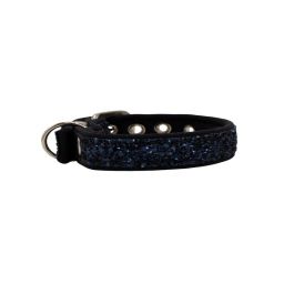 Glitter collar with neoprene lining – KI01012/45/20/BL/01