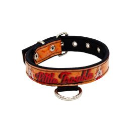 Vinyl print collar with neoprene lining – KI01016/65/40/P3/01