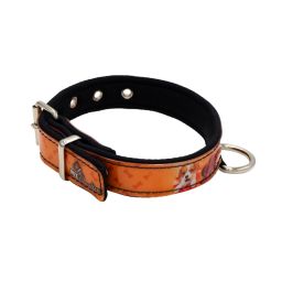 Vinyl print collar with neoprene lining – KI01016/65/40/P3/01