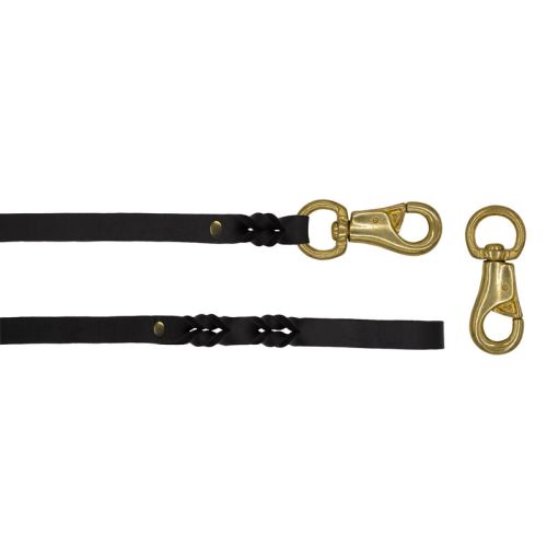 Leash Basic Leather – OD01001/100/20/BK/00/K06