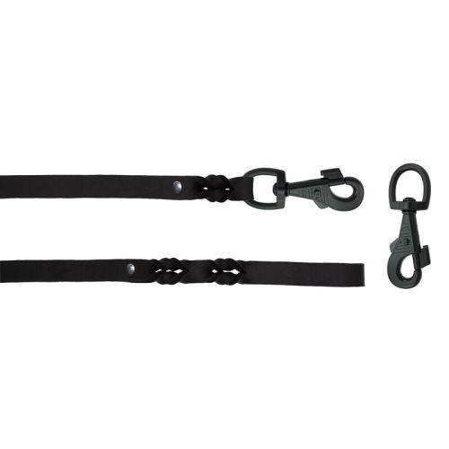 Leash Basic Leather – OD01001/100/20/BK/00/K13