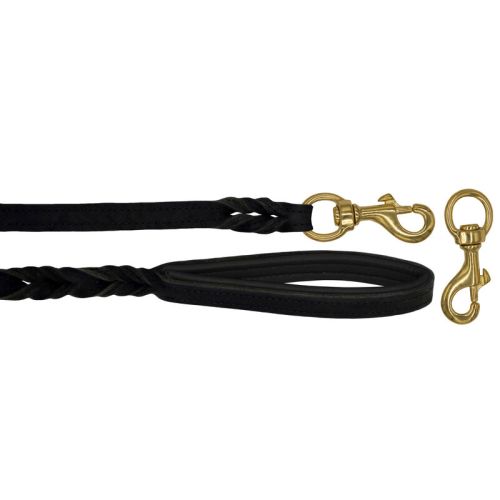 Leash Basic Leather and Lining Leather – OD01002/100/20/BK/01/K04