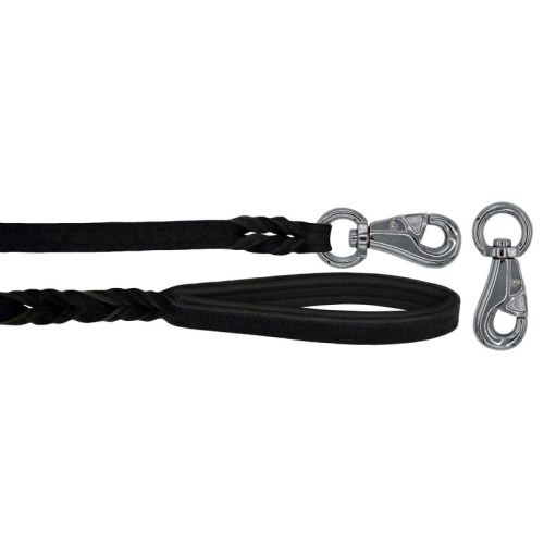 Leash Basic Leather and Lining Leather – OD01002/100/20/BK/01/K05