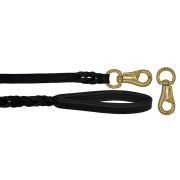 Leash Basic Leather and Lining Leather – OD01002/100/20/BK/01/K06