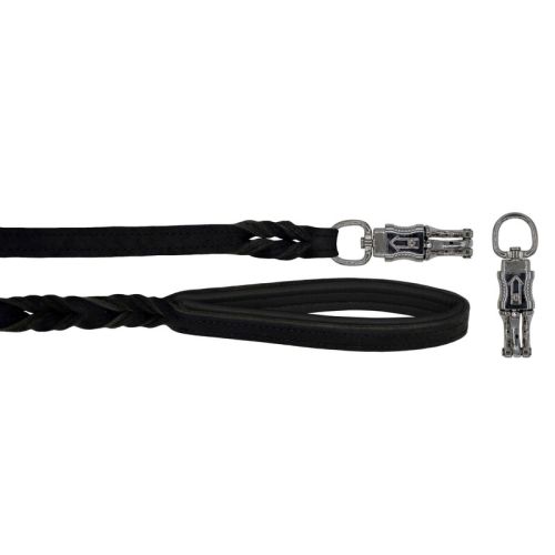 Leash Basic Leather and Lining Leather – OD01002/100/20/BK/01/K09