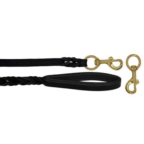 Leash Basic Leather and Lining Leather – OD01002/100/20/BK/01/K11