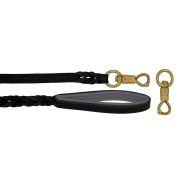 Leash Basic Leather and Lining Leather – OD01002/100/20/BK/12/K08