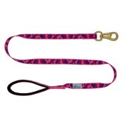 Leash  Polypropylene with woven-in pattern with neoprene lining – OI01003/100/25/CF/01/K06