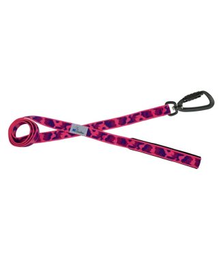 Leash Polypropylene with woven-in pattern with neoprene lining