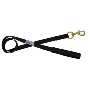 Leash Polypropylene webbing with woven-in rubber traces with neoprene lining – OI01005/100/25/BK/01/K11