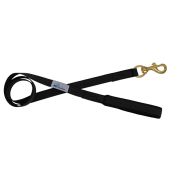 Leash Polypropylene webbing with woven-in rubber traces with neoprene lining – OI01005/120/25/BK/01/K04