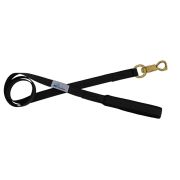 Leash Polypropylene webbing with woven-in rubber traces with neoprene lining – OI01005/150/25/BK/01/K08