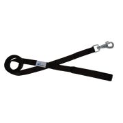 Leash seatbelt polyester with neoprene lining – OI01007/100/25/BK/01/K03