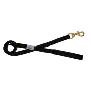 Leash seatbelt polyester with neoprene lining – OI01007/100/25/BK/01/K04