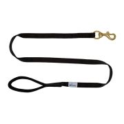 Leash seatbelt polyester with neoprene lining – OI01007/100/25/BK/01/K04