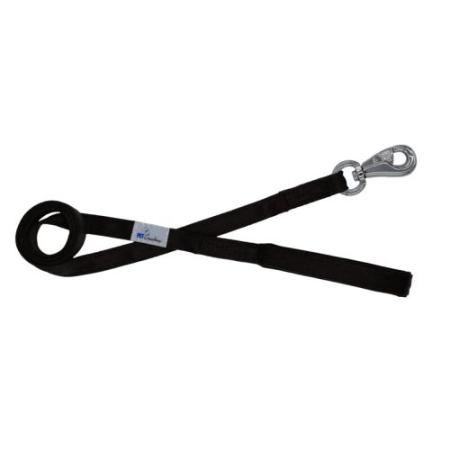 Leash seatbelt polyester with neoprene lining – OI01007/100/25/BK/01/K05