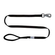 Leash seatbelt polyester with neoprene lining – OI01007/100/25/BK/01/K05