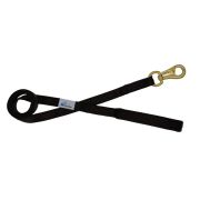 Leash seatbelt polyester with neoprene lining – OI01007/100/25/BK/01/K06