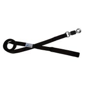 Leash seatbelt polyester with neoprene lining – OI01007/100/25/BK/01/K07