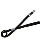 Leash seatbelt polyester with neoprene lining – OI01007/100/25/BK/01/K07