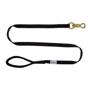 Leash seatbelt polyester with neoprene lining – OI01007/100/25/BK/01/K08