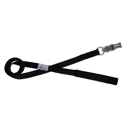 Leash seatbelt polyester with neoprene lining – OI01007/100/25/BK/01/K09