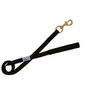 Leash seatbelt polyester with neoprene lining – OI01007/100/25/BK/01/K11