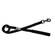 Leash seatbelt polyester with neoprene lining – OI01007/100/25/BK/01/K13