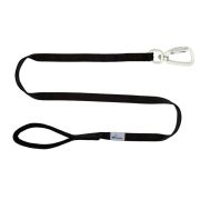 Leash seatbelt polyester with neoprene lining – OI01007/100/25/BK/01/K14