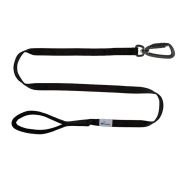 Leash seatbelt polyester with neoprene lining – OI01007/100/25/BK/01/K15