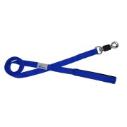 Leash seatbelt polyester with neoprene lining – OI01007/100/25/BL/01/K07