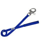 Leash seatbelt polyester with neoprene lining – OI01007/100/25/BL/01/K10