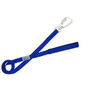 Leash seatbelt polyester with neoprene lining – OI01007/100/25/BL/01/K14