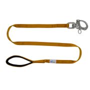 Leash seatbelt polyester with neoprene lining – OI01007/100/25/BR/01/K10