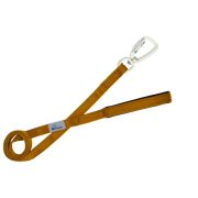 Leash seatbelt polyester with neoprene lining – OI01007/100/25/BR/01/K14