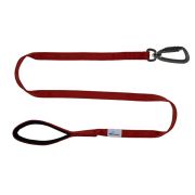 Leash seatbelt polyester with neoprene lining – OI01007/100/25/DR/01/K15