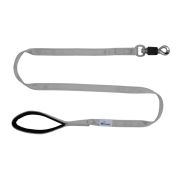 Leash seatbelt polyester with neoprene lining – OI01007/100/25/GY/01/K07